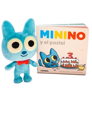 Minino y el pastel (pack con peluche)