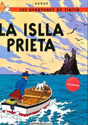 Tintin 07/ La islla prieta (asturiano)