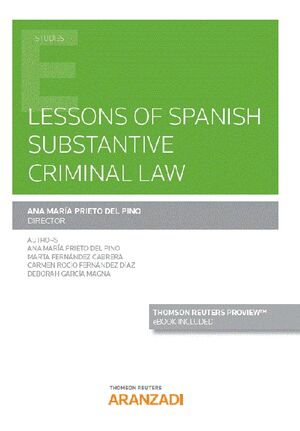Lessons of Spanish substantive criminal law General part II
