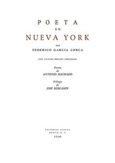 Poeta en Nueva York (Facsímil)
