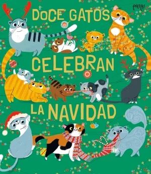 Doce gatos celebran la Navidad