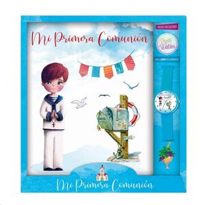 Libro comunión Niño Buzón+Reloj