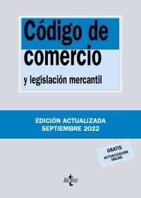 Código de Comercio y legislación mercantil, 39ed.