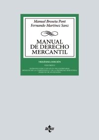 Manual de Derecho mercantil, vol. I (30ed.)