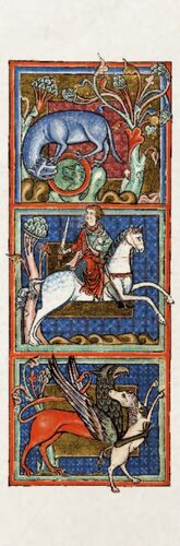 Marcapáginas Bestiario de Bodley