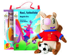 Rasi, futbolista (pack 2 libros+muñeco peluche)