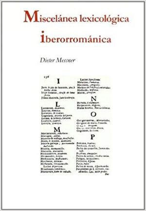 Miscelanea lexicologica Iberroamanica