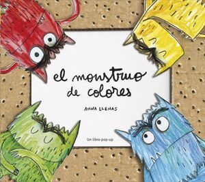 El monstruo de colores, un libro pop-up