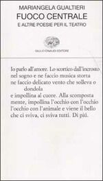 Fuoco centrale e altre poesie per il teatro