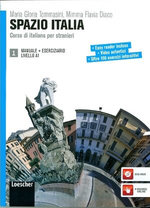 Spazio Italia 1 (libro + eserciziario + DVD-Rom)