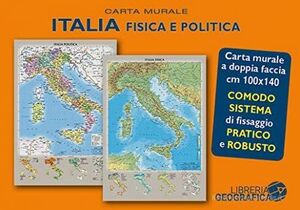 Italia fisica e politica (carta murale)