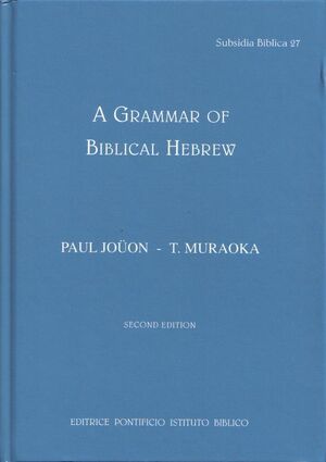 Grammar of Biblical Hebrew