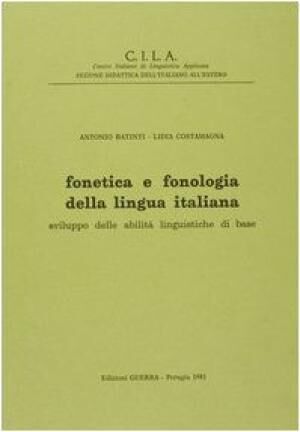 Fonetica e fonologia lingua italiana (lib)