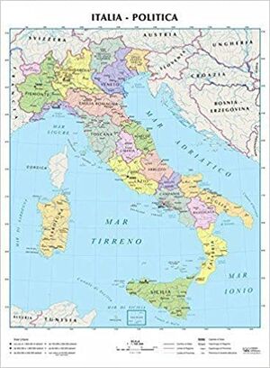 Italia 1:1.100.000 (carta murale telata con aste metalliche cm 98x138)