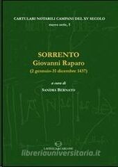 Sorrento. Giovanni Raparo (2 gennaio-31 dicembre 1437)