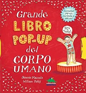 Grande libro pop-up del corpo umano