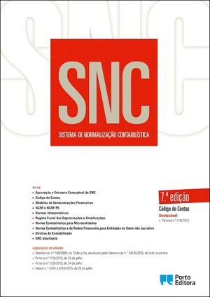 SNC - Sistema de Normalização Contabilística, 7ed.