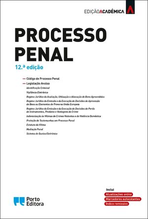 Processo Penal - Edição Académica, 12ed.