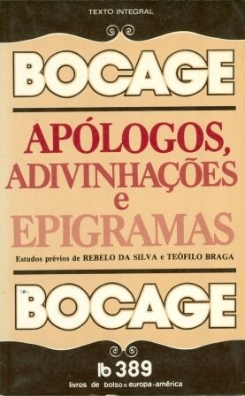 Apílogos, adivinhaçoes e epigramas