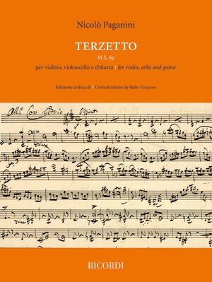 Terzetto MS 69, per violino, violoncello e chitarra (Niccoló Paganini)