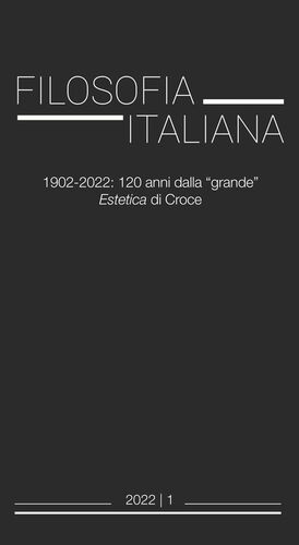 Filosofia italiana (2022) vol.1