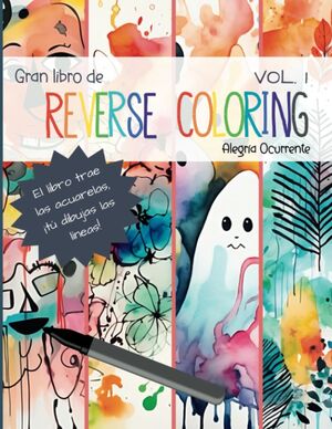 Gran Libro de Reverse Coloring (pintar al revés)