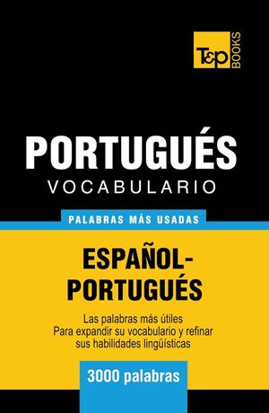 Vocabulario español-portugués - 3000 palabras más usadas
