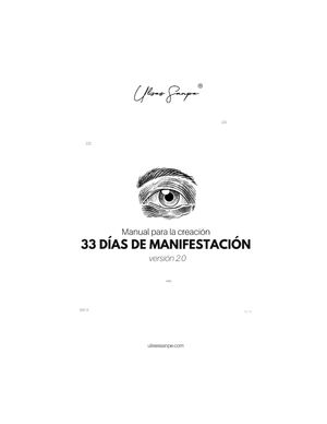 33 Días de Manifestación 2.0
