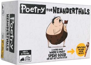 Poetry for Neanderthals Juego de Exploding Kittens - Competitive Word-guessing Card