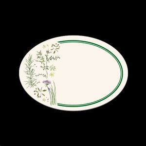Etiquetas adhesivas ovaladas (6 uds.) - Pack Erbe Aromatiche