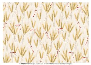 Tubo papel decorativo / Frumento (4 uds.)