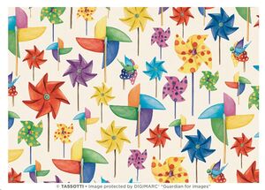 Tubo papel decorativo / Girandole (4 uds.)