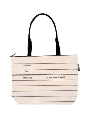 Gusset Tote Bag - Library Card Market