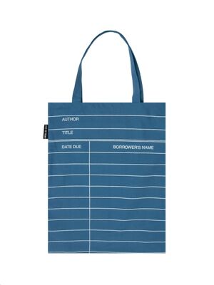 Tote Bag - Library Card: Azul