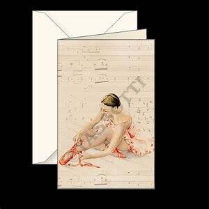 Tarjeta felicitación pequeña - Ballerine