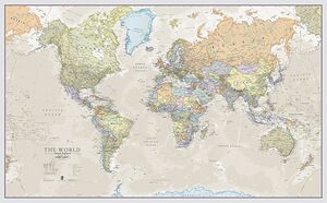 Maps International - Mapa del mundo gigante