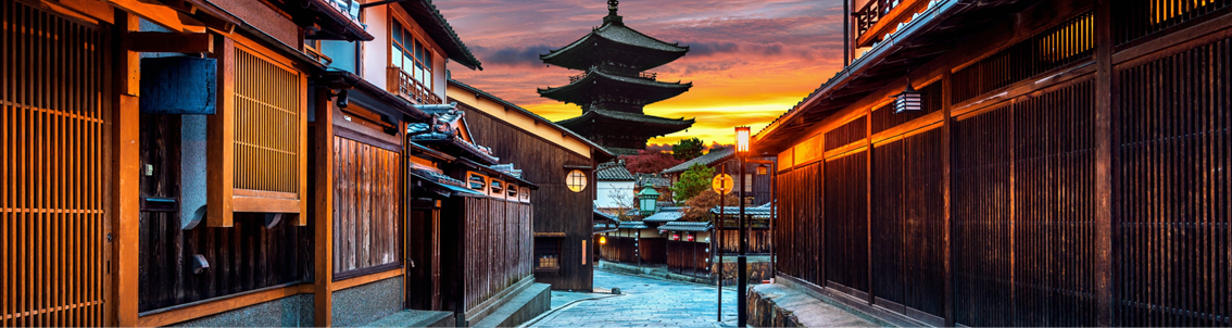 Calle de Sannenzaka en Kioto