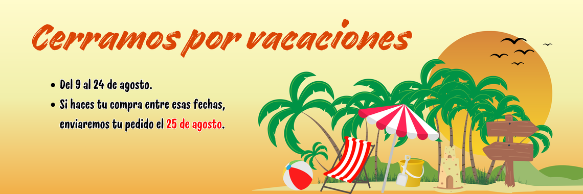 Cerrado por vacaciones